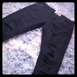 NEW size 13 Ripped black skinny jeans